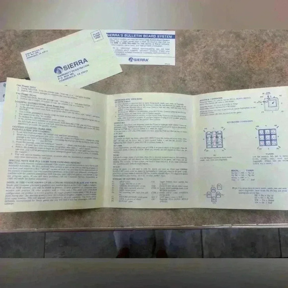 Sierra The Black Cauldron (IBM/Tandy MS-DOS 5 1/4 & 3.5 Sierra, 1985) - Picture 12 of 13